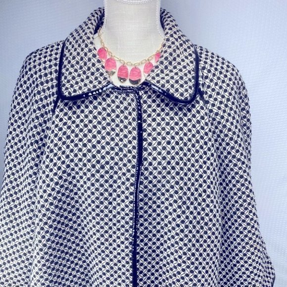 Cable & Gauge Marry Poppins Heavy-Weight Women's 1960’s Style Swing Coat Size 2X - Picture 4 of 7